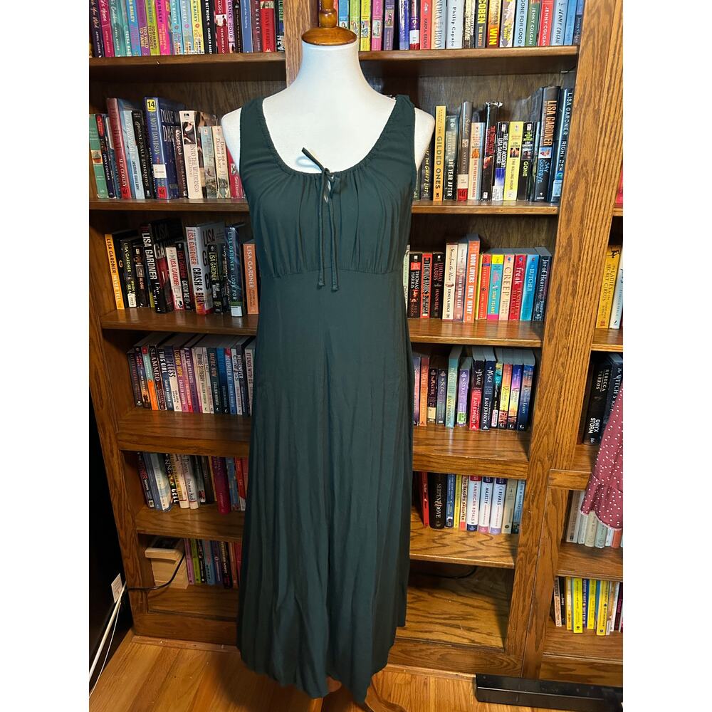 Hunter green maxi tank dress from Old Navy Medium
